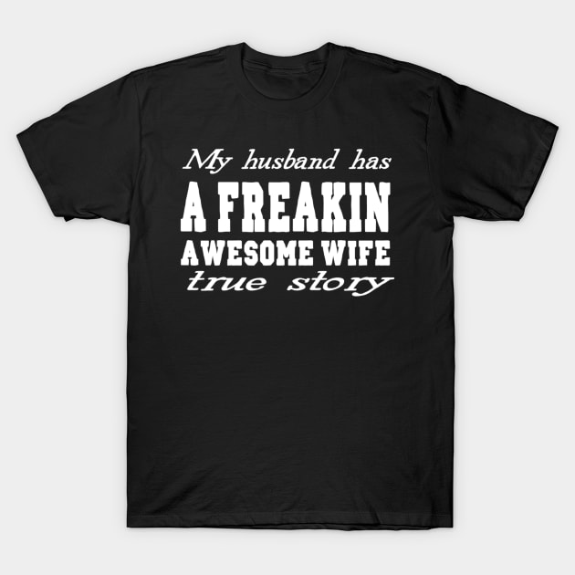 husband and wife jokes T-Shirt by sukhendu.12